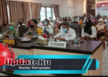 Ketua Pokdarkamtibmas, Farti Suandri Zoom meeting bersama Kapolda dan Kapolresta