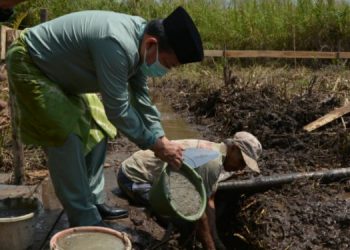 Al Haris Letakkan Batu Pertama Pembangunan Rumah Tahfidz Al-Qur’an Ibadurrahman Muara Sabak