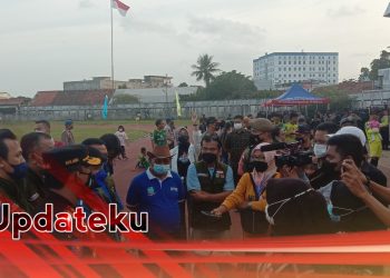 Sosok “Sang Cowboy” Di Tribun Penonton Pada Pertandingan Antara Ps.Kota Jambi Melawan Ps Tebo