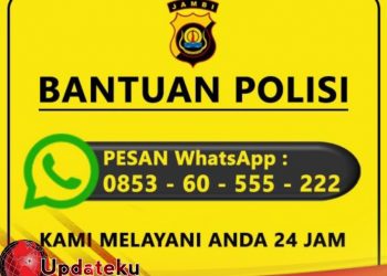 Masyarakat Dihimbau Laporkan Apabila Ada Berbagai Macam Gangguan Kamtibmas ke Nomor Bantuan Polisi Polda Jambi