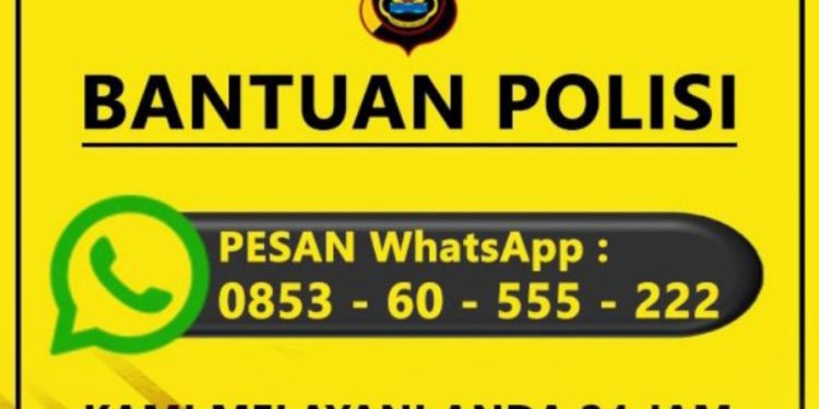 Masyarakat Dihimbau Laporkan Apabila Ada Berbagai Macam Gangguan Kamtibmas ke Nomor Bantuan Polisi Polda Jambi
