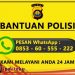 Masyarakat Dihimbau Laporkan Apabila Ada Berbagai Macam Gangguan Kamtibmas ke Nomor Bantuan Polisi Polda Jambi