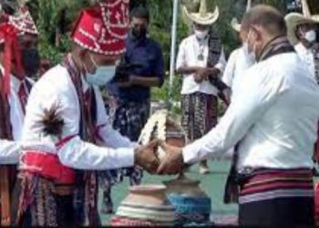 7 Kabupaten Di NTT Bawa Air Dan Tanah Ke Gubernur Untuk IKN Nusantara