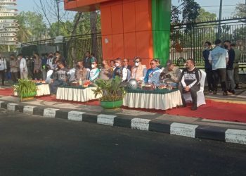 Ratusan Bikers Moge Target Bergerak Menuju Tempat Wisata di Kota Jambi dan Sekitarnya
