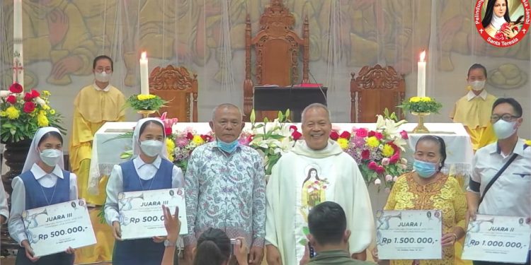 Fra Christian Hoper, SCJ Menangkan Lomba Cipta Lagu Rohani Katolik LP3KD Kota Jambi