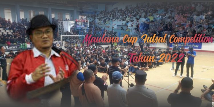 Gemuruh Penonton Menyambut Open Turnamen Maulana Cup Futsal Competition