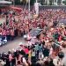 Lautan Manusia Menghiasi Kedatangan Jokowi Di Ende Flores