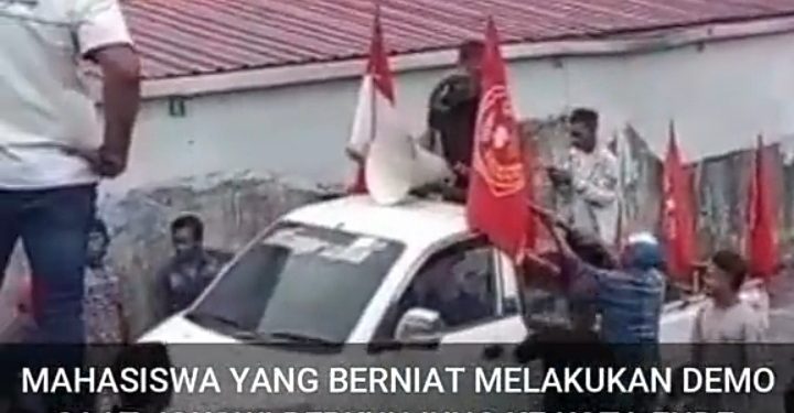 PMKRI Ende Dihadang Masyarakat Saat Ingin Demo Jokowi, Viral……..!