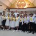 Misa Ekaristi Bersama 97 Peserta Komuni Pertama di Gereja Santa Theresia Jambi