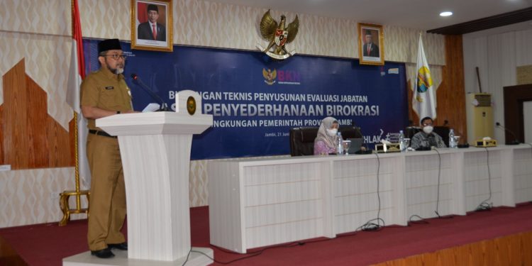 Sekda Provinsi Jambi : Penyederhadaan Struktur di Pemerintah Sangat Penting