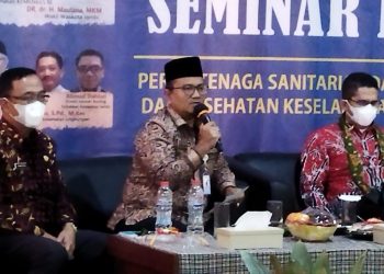 Wakil Walikota Jambi Dr. dr. H. Maulana, MKM Buka Acara Seminar K3