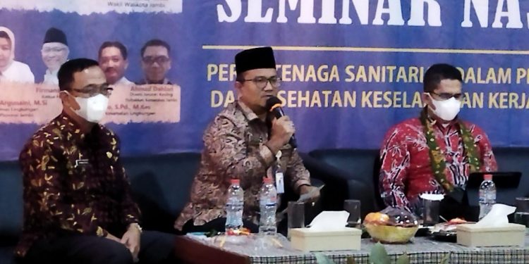 Wakil Walikota Jambi Dr. dr. H. Maulana, MKM Buka Acara Seminar K3