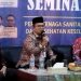 Wakil Walikota Jambi Dr. dr. H. Maulana, MKM Buka Acara Seminar K3
