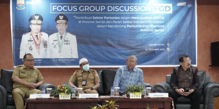 Pemprov Jambi Dorong Ekonomi Lewat Peran Pertanian dan Industri Manufaktur