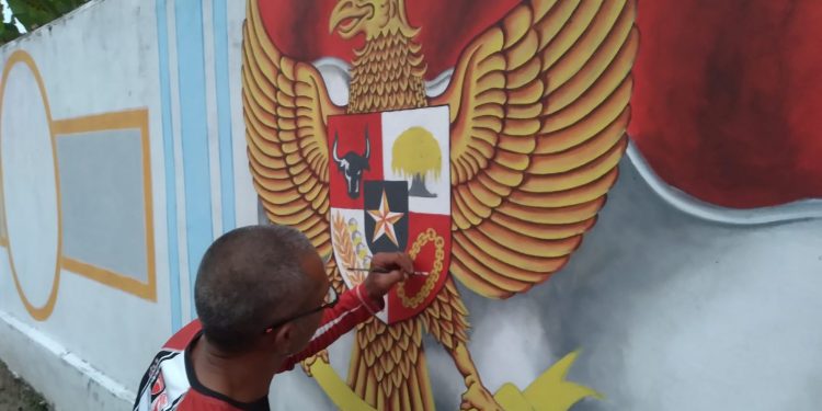 Peringati Hari Pahlawan 10 November, Boslan Tobing Expresikan Lewat Lukisan