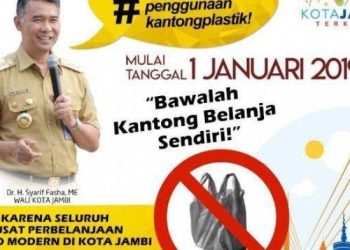 Peringatan Hari Peduli Sampah Nasional, Kota Jambi Telah Laksanakan ‘‘Kota Jambi Say No to Plastic Bag” dan “Diet Kantong Plastik”