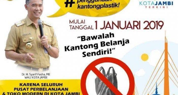 Peringatan Hari Peduli Sampah Nasional, Kota Jambi Telah Laksanakan ‘‘Kota Jambi Say No to Plastic Bag” dan “Diet Kantong Plastik”