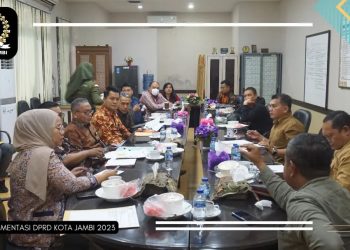 DPRD Kota Jambi Komisi II RDP Bersama Jajaran Pimpinan Bank 9 Jambi
