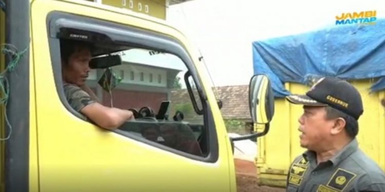 Gubernur Jambi Al Haris Tegur Sopir Angkutan Batu Bara yang Langgar Aturan