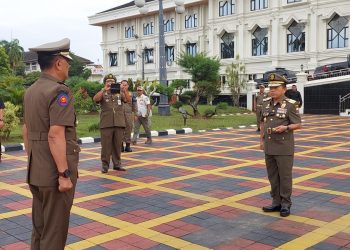 Gubernur Jambi, H. Al Haris, Pimpin Apel HUT ke 73 Satpol PP