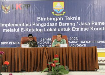 Sekda Buka Bimtek Pengadaan Barang dan Jasa Berbasis e Katalog