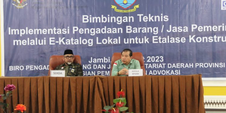 Sekda Buka Bimtek Pengadaan Barang dan Jasa Berbasis e Katalog