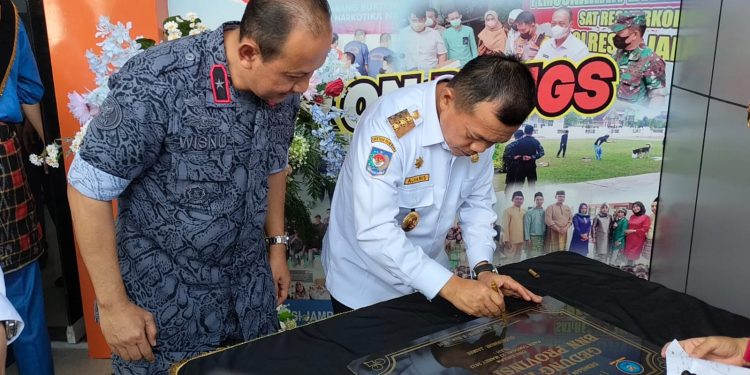 Gubernur Jambi Al Haris Resmikan Kantor BNNP Jambi