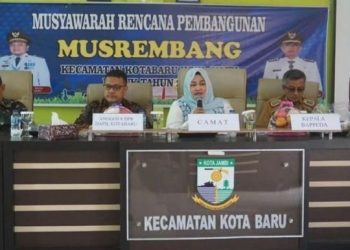 Wakil Ketua DPRD Kota Jambi Pangeran Simanjuntak Hadiri Musrenbang Kecamatan Kota Baru