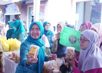 Ketua TP PKK Hj. Hesti Haris Sampaikan Pasar Murah Bentuk Perhatian Dalam Membantu Masyarakat