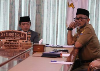 Pemprov Jambi Hadiri Rakor Pengendalian Inflasi Bersama Mendagri RI Secara Virtual