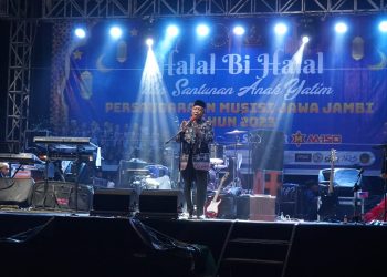 Wagub Jambi Abdullah Sani Ajak Bangun Jambi Dengan Kesenian saat Hadiri Halal Bihalal Musisi Tradisional Jawa