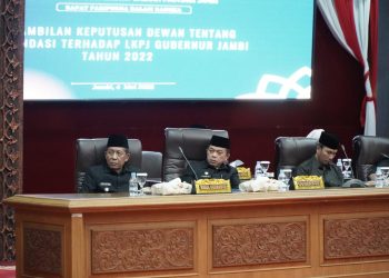 Gubernur Jambi Al Haris Terima Rekomendasi LKPJ Tahun 2022, Akan Segera Lakukan Evaluasi