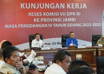 Gubernur Jambi Al Haris sambut Kedatangan Komisi VII DPR RI dalam Agenda Kunjungan Kerja Reses