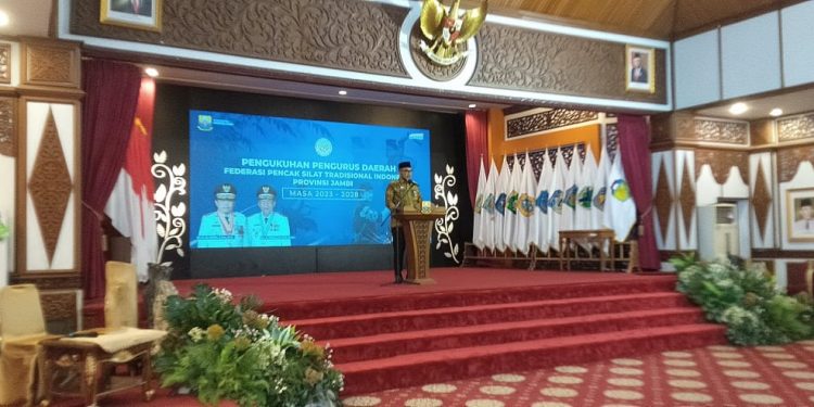 Sekda Sudirman Apresiasi Upaya FPSTI Lestarikan Budaya Pencak Silat