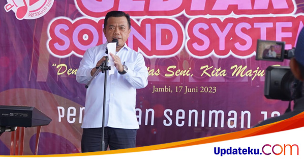 Gubernur Al Haris Ungkap Profesi Usaha Sound System Positif dan Mulia