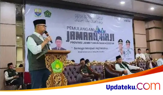 Walikota Jambi, Syarif Fasha Sambut Kepulangan Jemaat Haji Jambi
