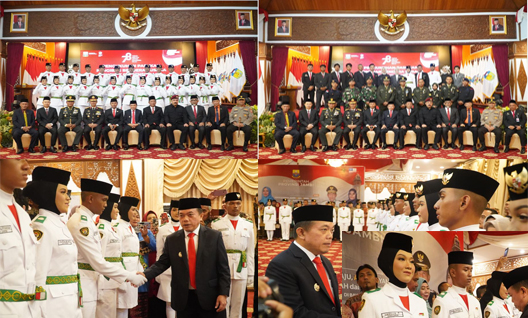 Kukuhkan Paskibraka Provinsi Jambi 2023, Gubernur Al Haris : Bertugas Penuh Semangat dan Cintai Merah Putih