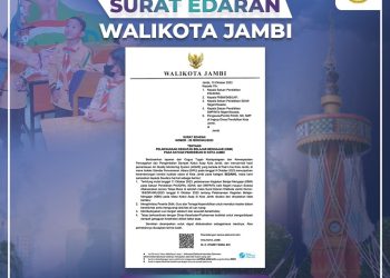 Pemkot Jambi Keluarkan Edaran Wali Kota Jambi Terkait Pelaksanaan KBM