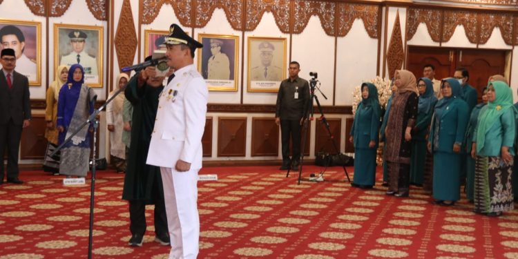 Lantik Pj.Bupati Kerinci, Gubernur Al Haris Tegaskan Tugas Kawal Pemilu Serentak Tahun 2024