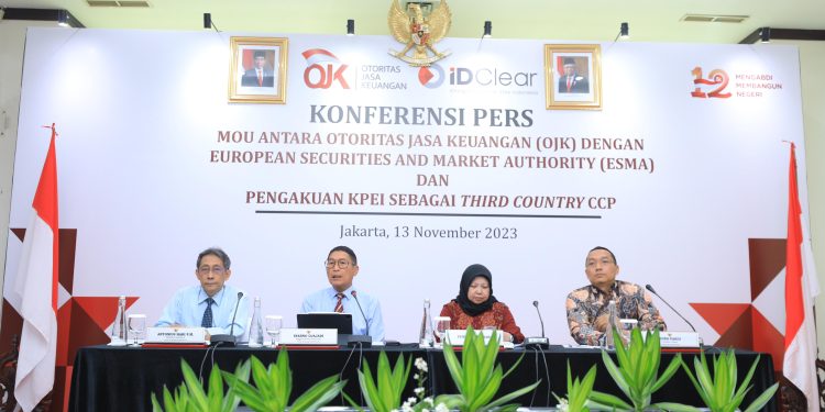 Nota Kesepahaman OJK dan ESMA, serta Pengakuan PT KPEI sebagai third-Country Central Counterparty (CCP)