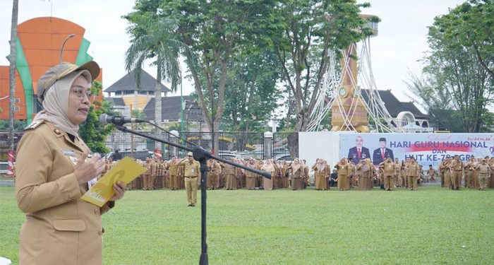 Pimpin Apel Disiplin, Pj Wali Kota Jambi Tegaskan Kinerja dan Netralitas ASN