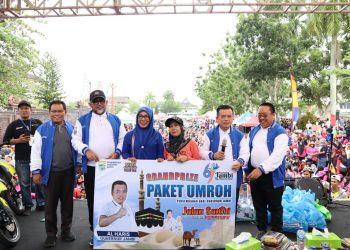 Ribuan Masyarakat Antusias Ikut Kegiatan Jalan Santai Bareng Gubernur Jambi