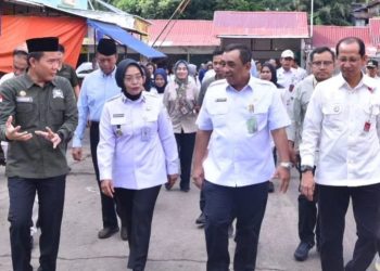 Pj Walikota Jambi Dampingi Deputi Kerawanan Pangan dan Gizi Kementerian Pertanian R.I Pantau Harga Pangan