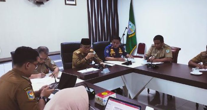 Rapat Bersama Antara Sekda Kota Jambi dan Damkar Tindaklanjuti Instruksi Pj. Walikota Terkait Antisipasi Banjir