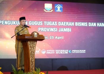 Gubernur Al Haris Kukuhkan Gugus Tugas Bisnis dan HAM Provinsi Jambi