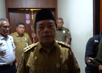 Gubernur Al Haris Minta Pengusaha Ganti Rugi Kerusakan Fender Jembatan Batanghari I