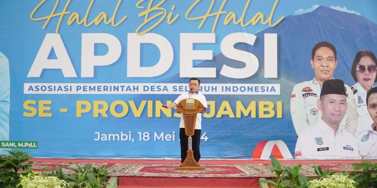 Gelar Halal Bi Halal, APDESI Jambi Solid Dukung Program Jambi Mantap