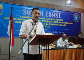 Diskominfo Provinsi Jambi Gelar Sosalisasi Kesadaran Keamanan Informasi Bagi Pimpinan