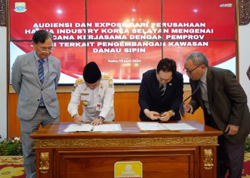 Gubernur Al Haris Harap Dengan Adanya Investor dari Korea Selatan, Kawasan Danau Sipin Akan Jadi Pariwisata Berbasis Lingkungan Hidup