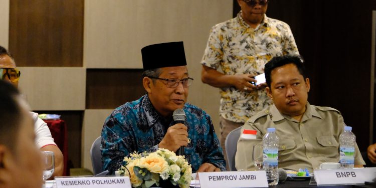 Wagub Sani: Terimakasih Jambi Jadi Percontohan Dalam Penanganan Karhutla